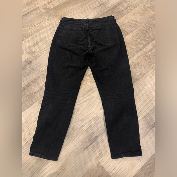 Old Navy Women's OG Straight Black Jack Jeans Size 10 High-Rise Secret-Smooth - Picture 7 of 8